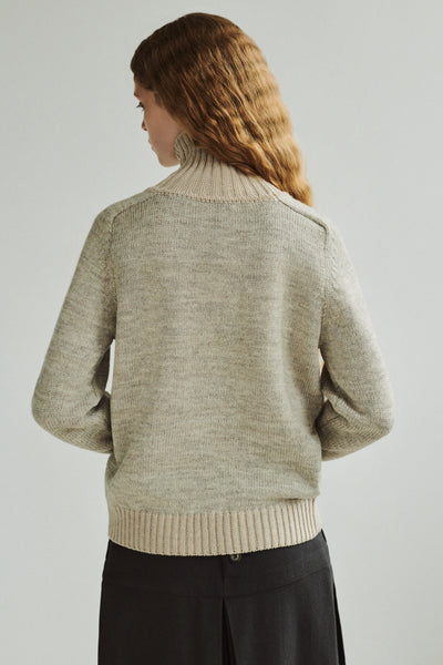 FANØ BRITISH WOOL HIGH NECK SWEATER – OMHU