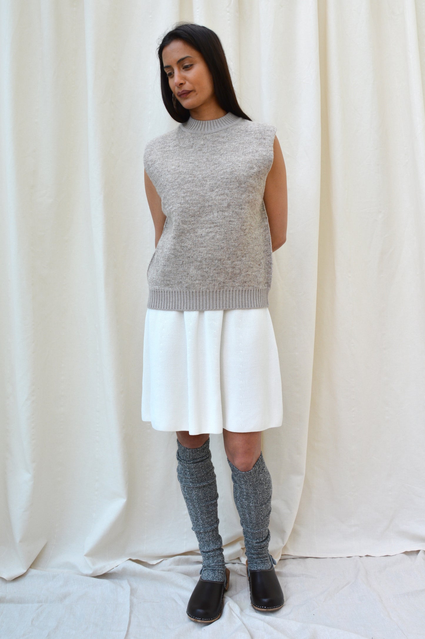 OMØ ICELANDIC WOOL CREWNECK VEST