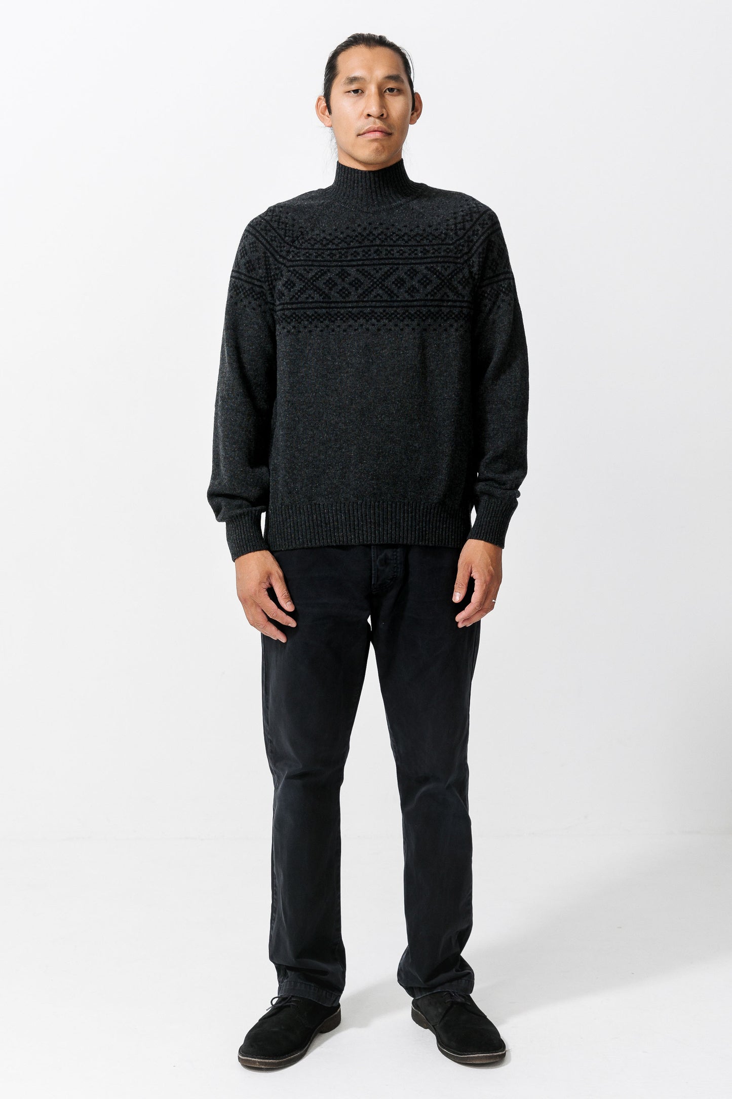 SAMSØ LAMBSWOOL SWEATER HALF NECK