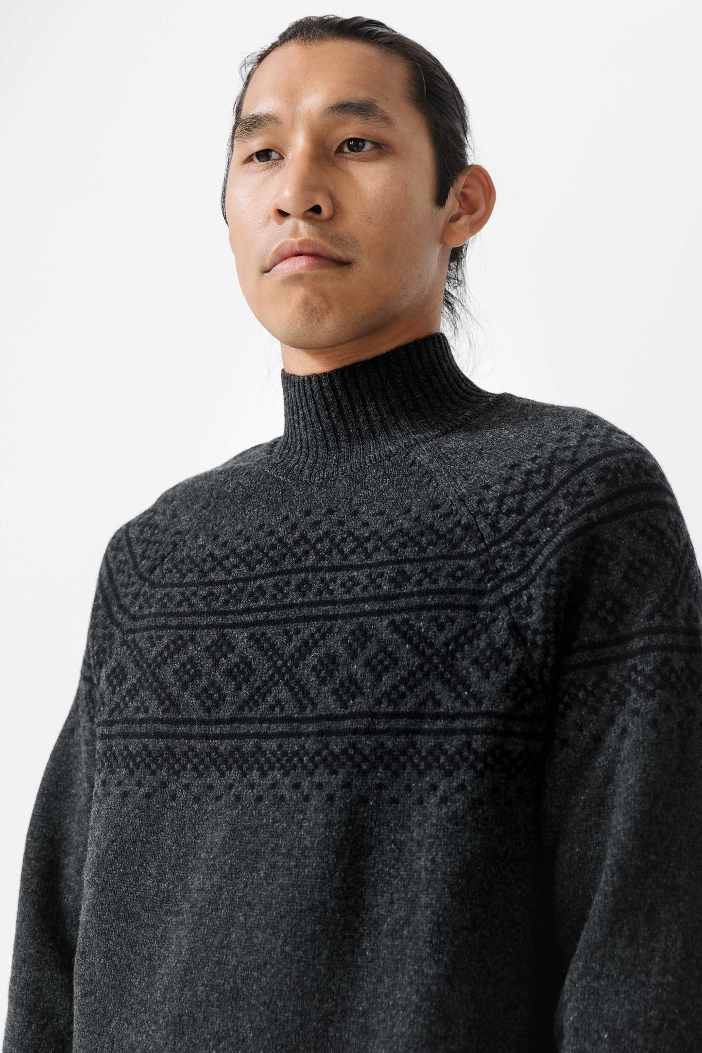 SAMSØ LAMBSWOOL SWEATER HALF NECK